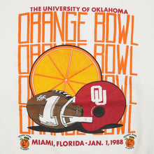 Load image into Gallery viewer, 1988 University of Oklahoma Orange Bowl crewneck L
