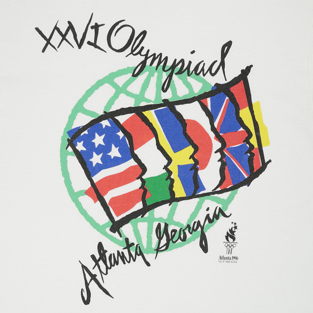 Vintage Atlanta 1996 Olympics graphic tee L