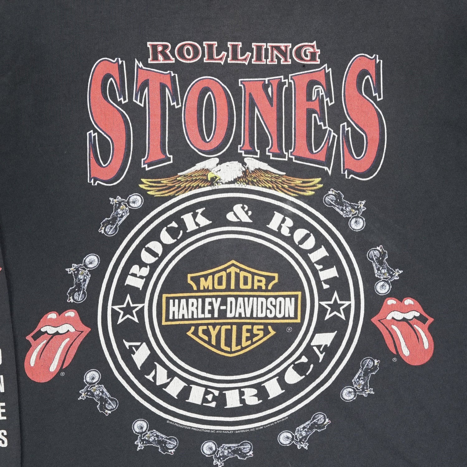 1994 Rolling Stones x Harley longsleeve XL