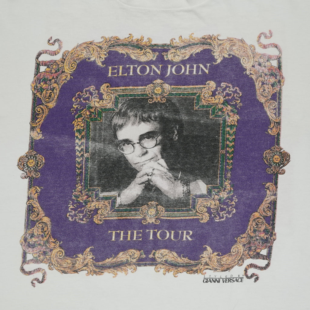 1992/93 Elton John Versace tour tee L