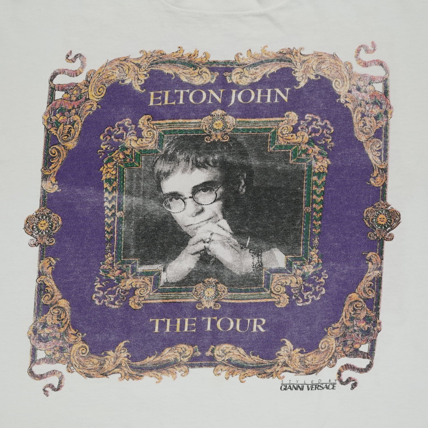 1992/93 Elton John Versace tour tee L