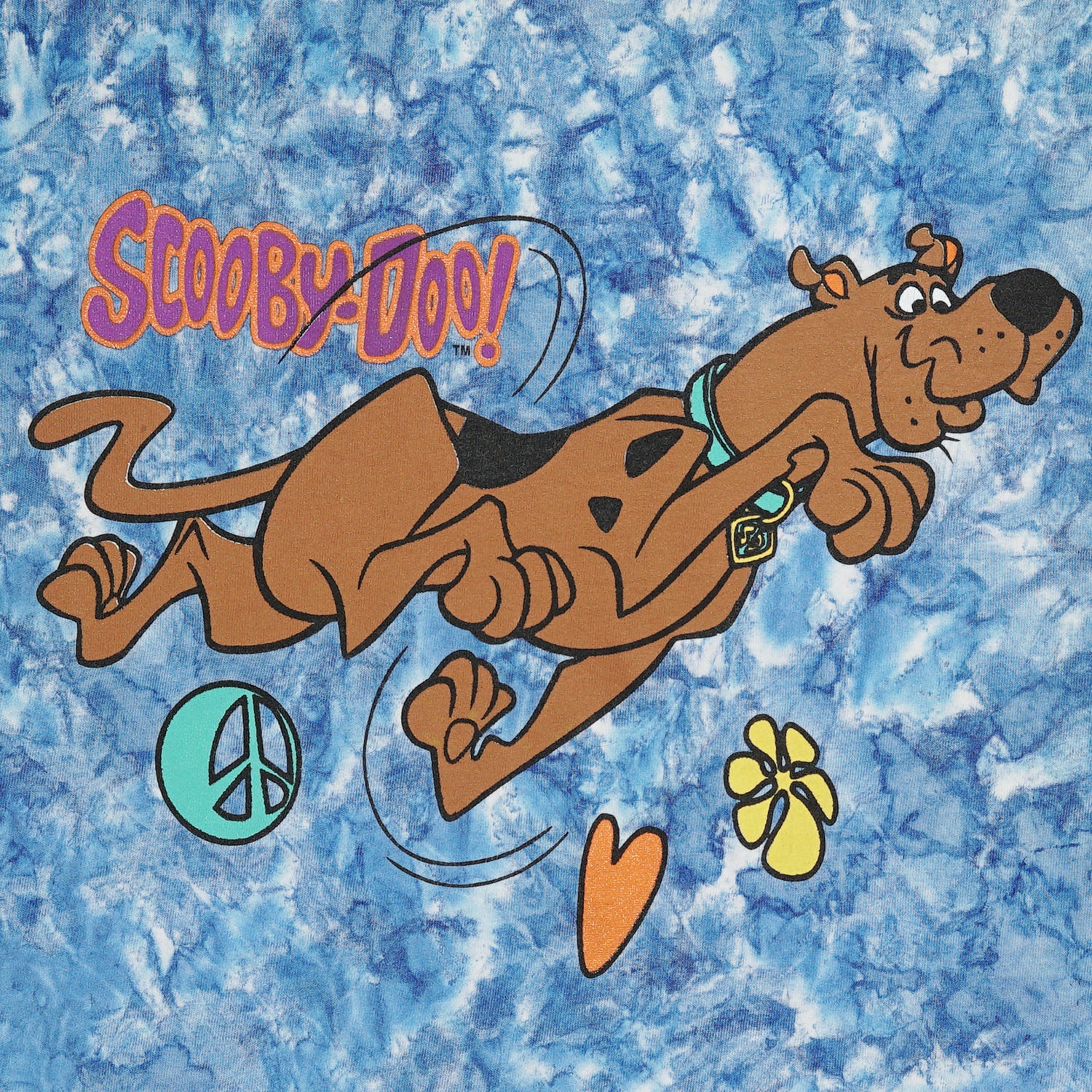 1998 Scooby Doo tie-dye Cartoon Network tee XL
