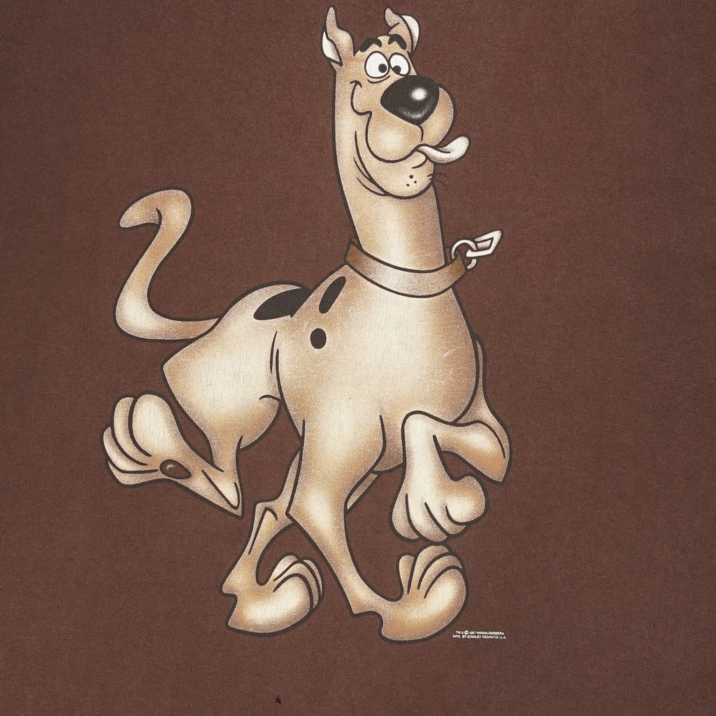 1997 Scooby Doo Stanley Desantis brown tee XL