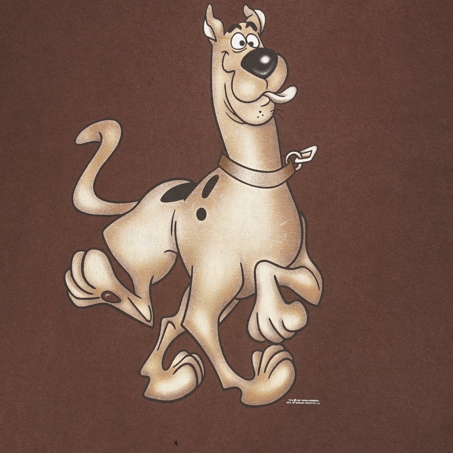 1997 Scooby Doo Stanley Desantis brown tee XL