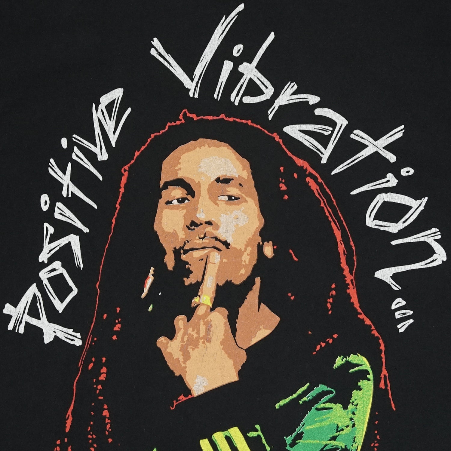 1996 Bob Marley Positive Vibration tee L