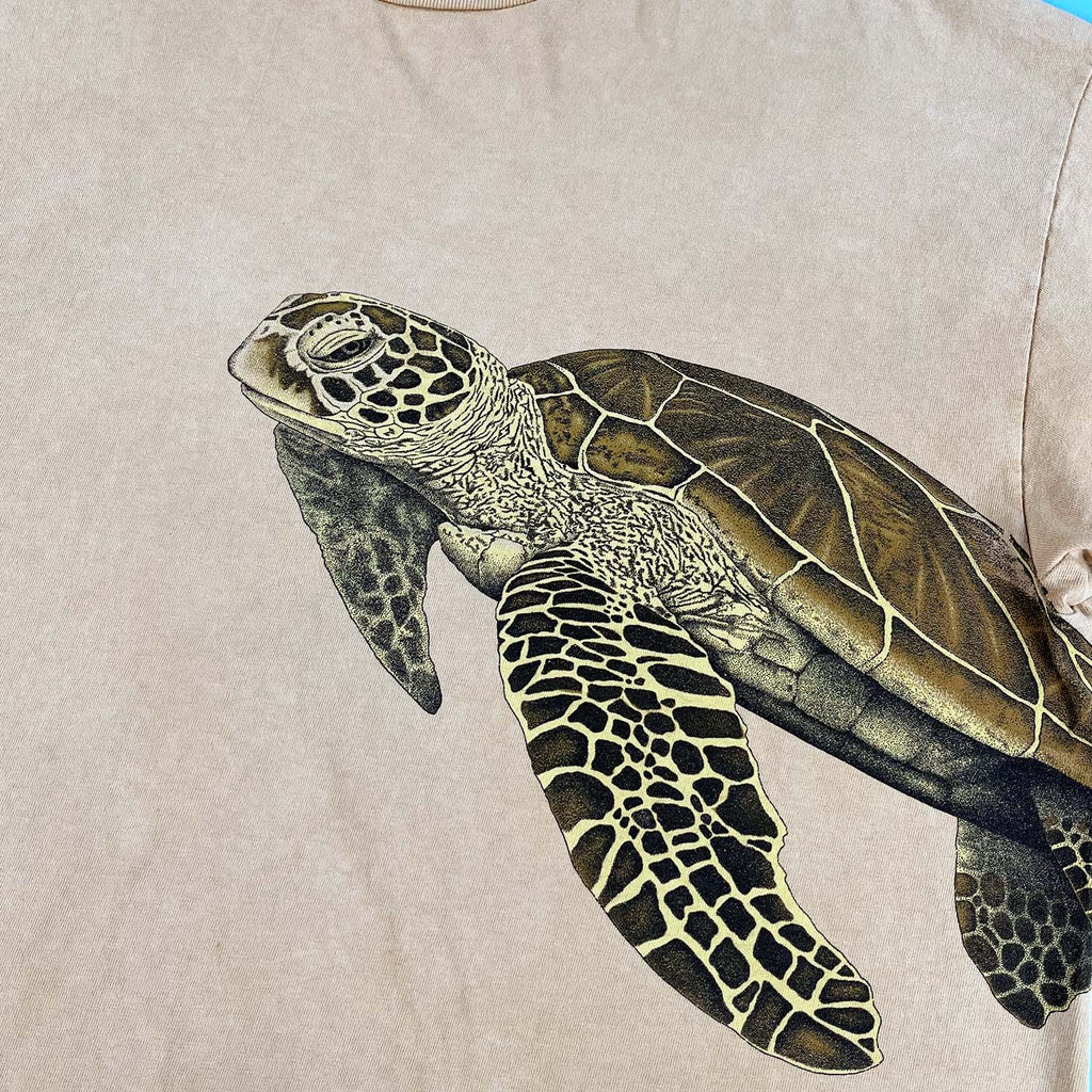 '90s Sea Turtle Harlequin nature tee L/XL