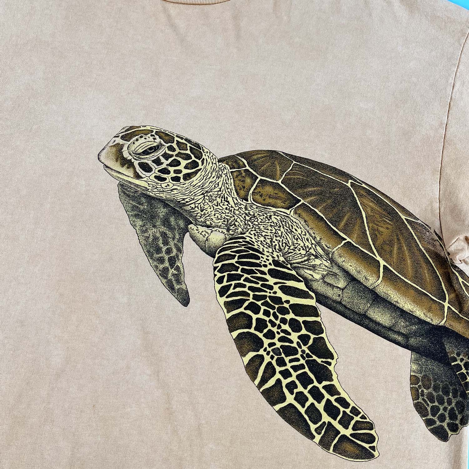 '90s Sea Turtle Harlequin nature tee L/XL