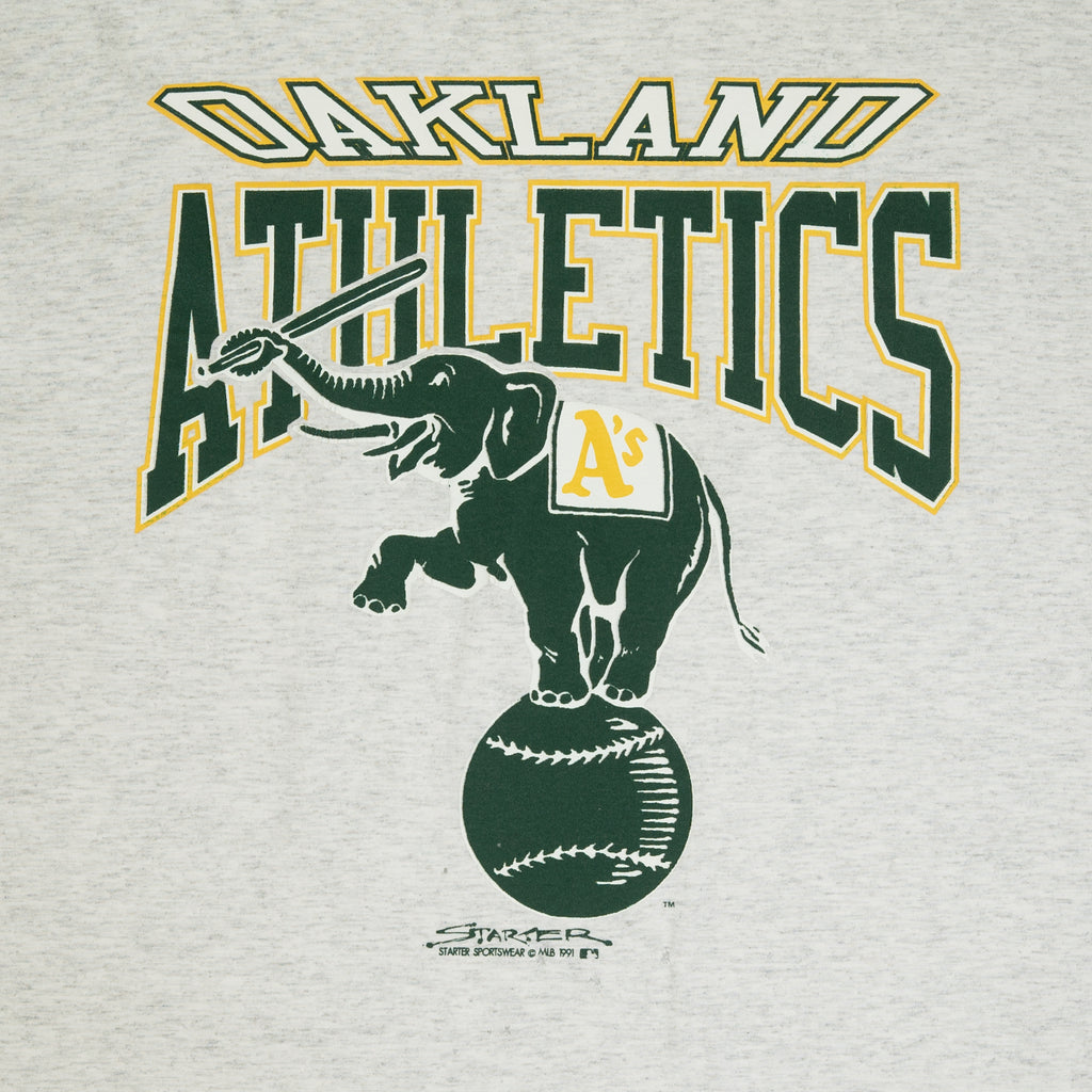 1991 Oakland Athletics MLB Starter tee XL