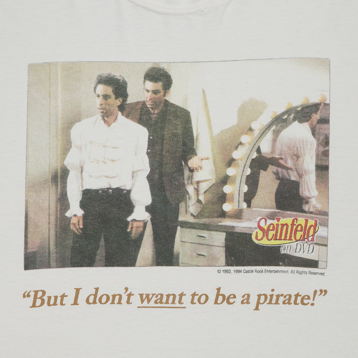 '90s Seinfeld "But I don't want to be a pirate!" tee L