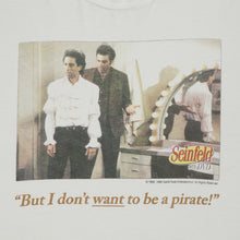 Load image into Gallery viewer, &#39;90s Seinfeld &quot;But I don&#39;t want to be a pirate!&quot; tee L
