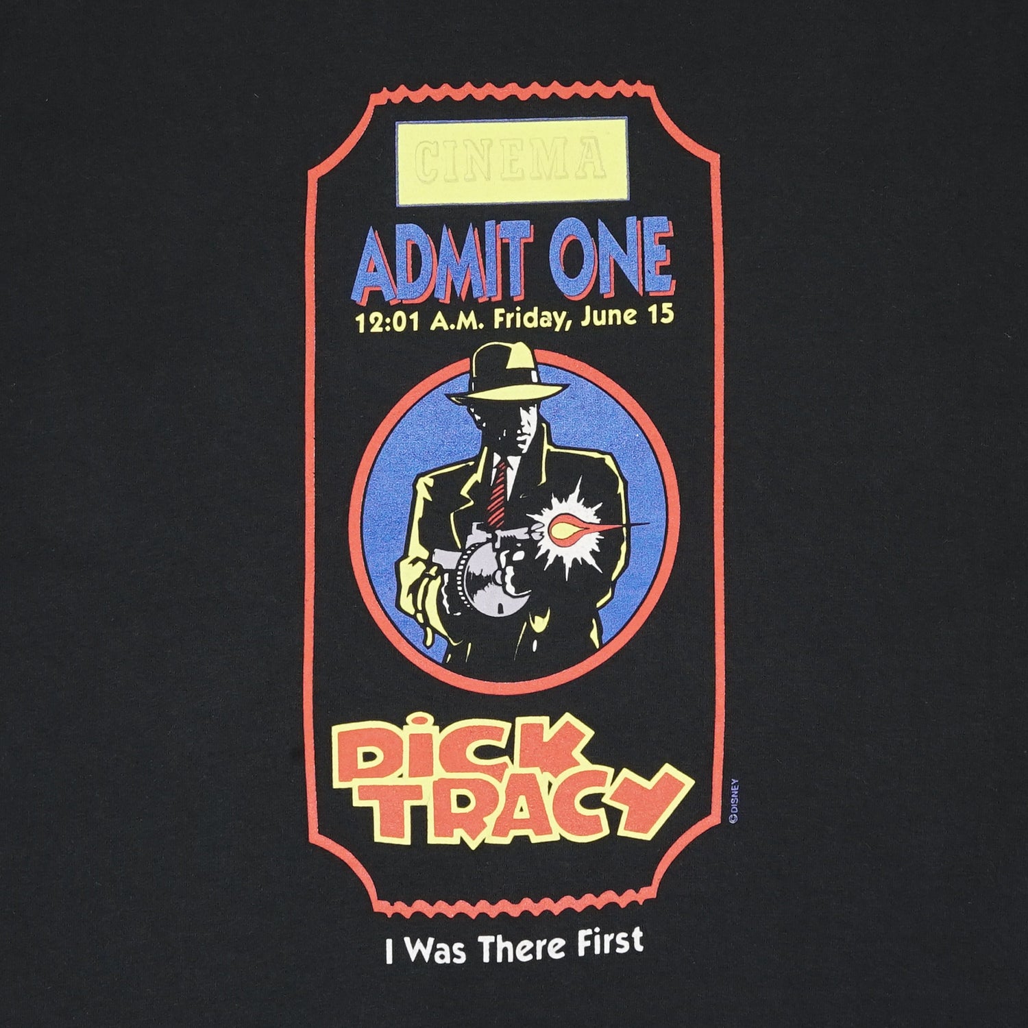 '90s Dick Tracy Cinema premiere tee L