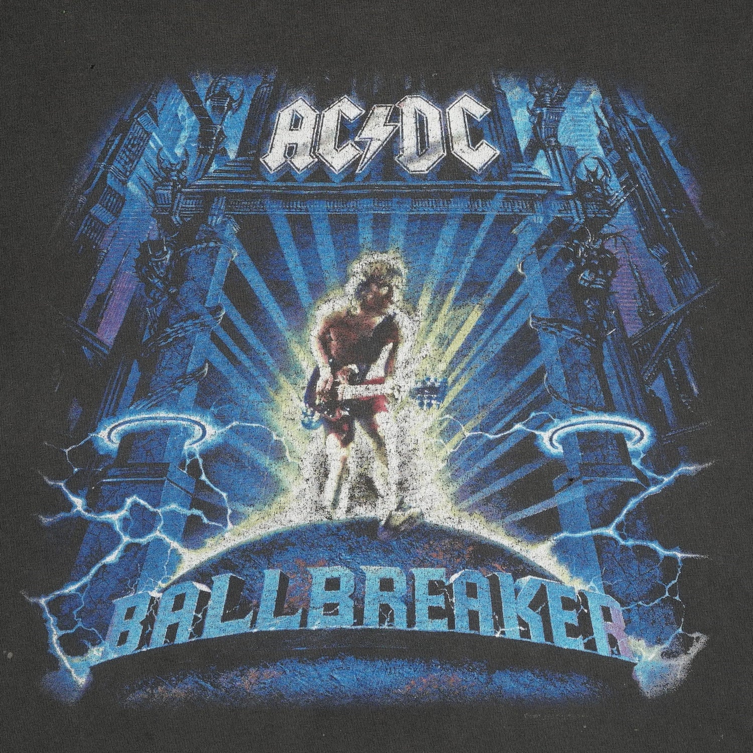 1996 AC/DC Ballbreaker World Tour faded tee L/XL