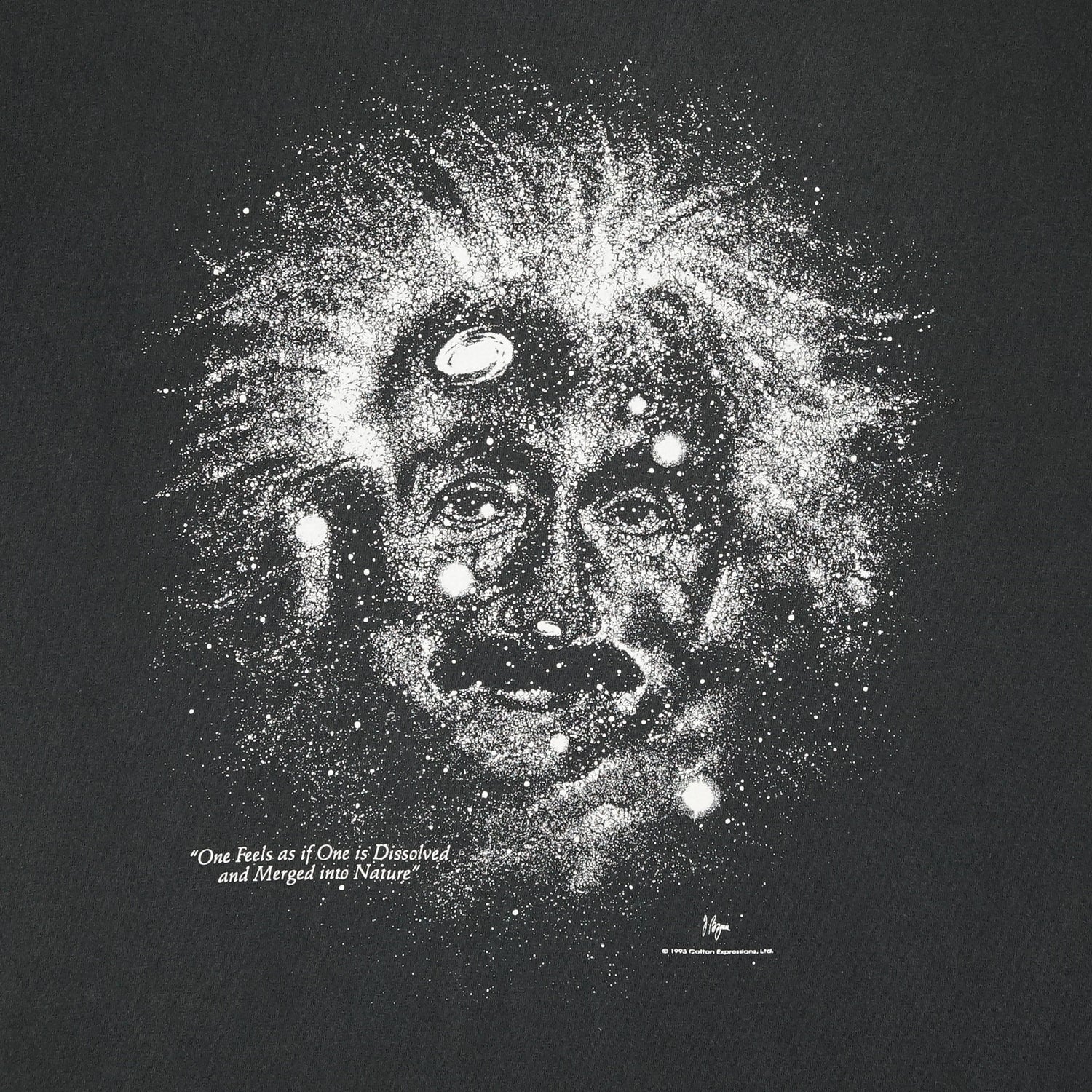 1993 Albert Einstein galaxy tee L