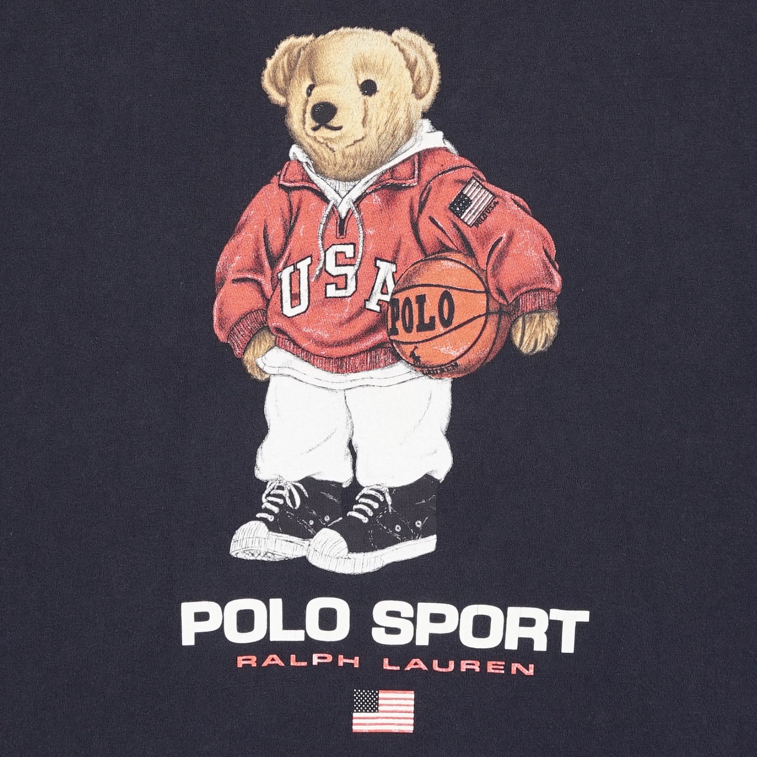 '90s Polo Sport basketball bear tee XL/XXL