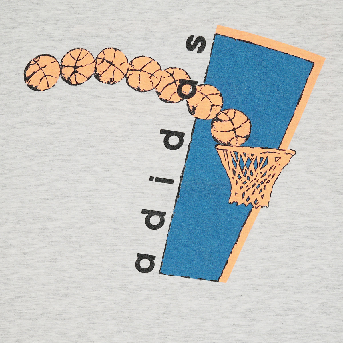 Vintage Adidas basketball graphic tee XL