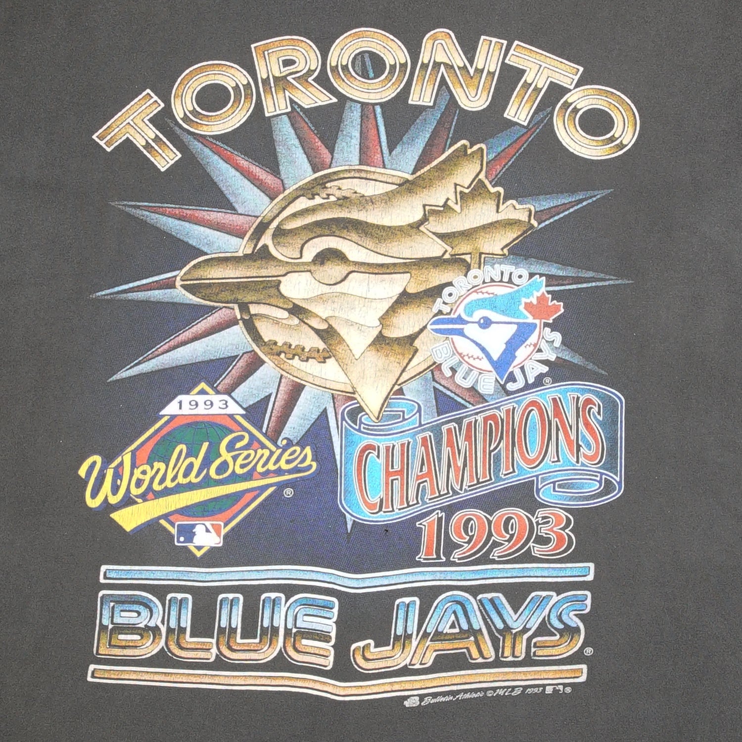 1993 Toronto Blue Jays faded tee XL