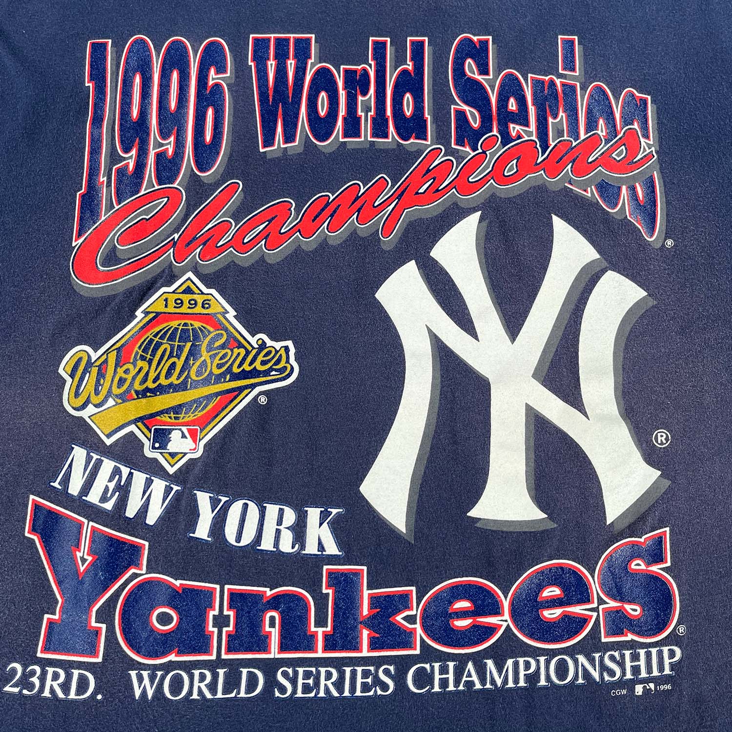 1996 MLB World Series N.Y. Yankees tee XL