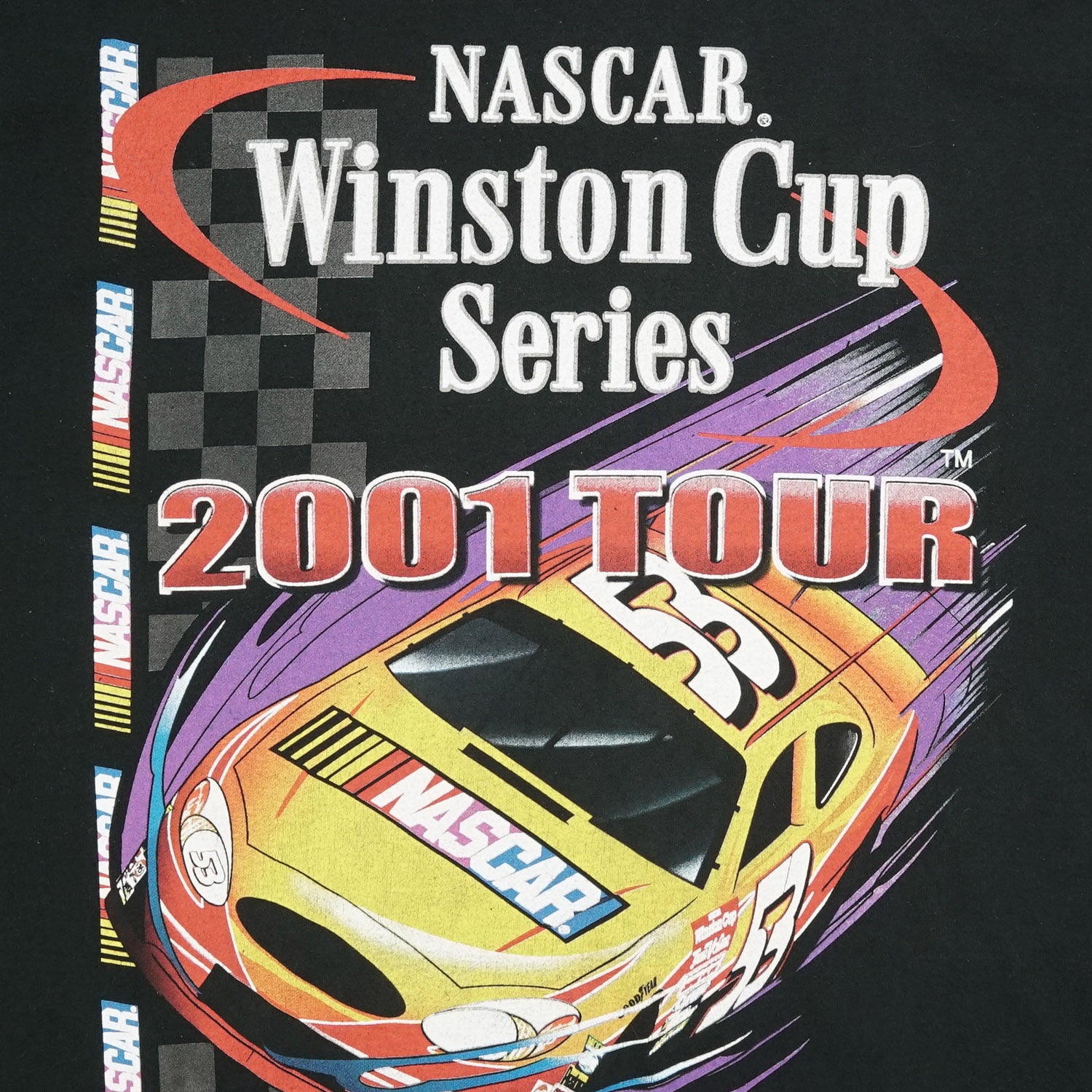 2001 Nascar tour Winston Cup Adrenaline Rush racing tee L