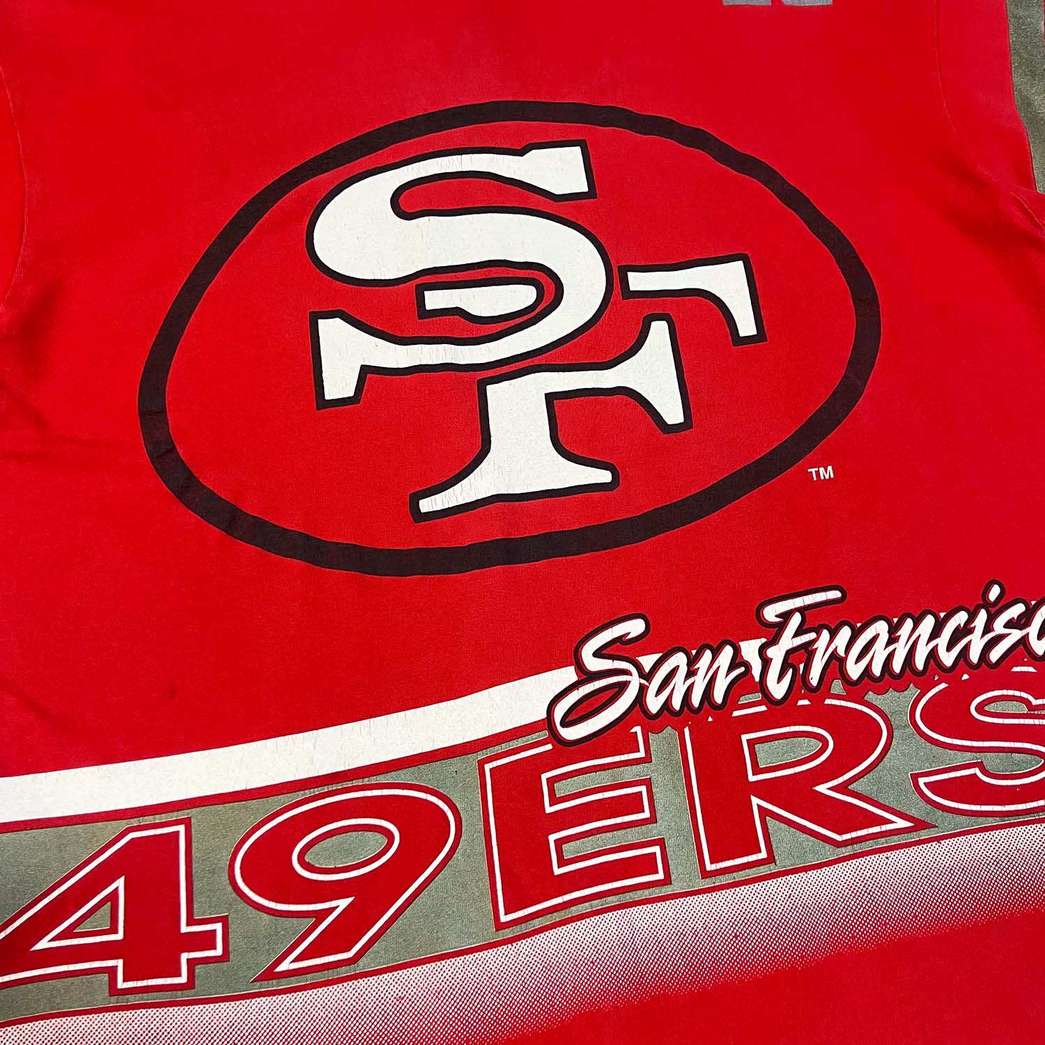 1995 SF 49ers Salem AOP tee XL