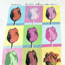 Load image into Gallery viewer, 90s Andy Warhol Tulips from Amsterdam tee M
