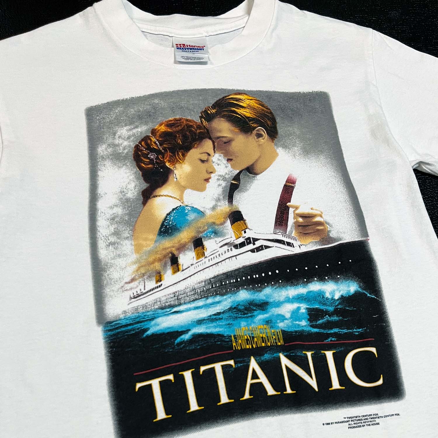 1998 Titanic movie promo tee S