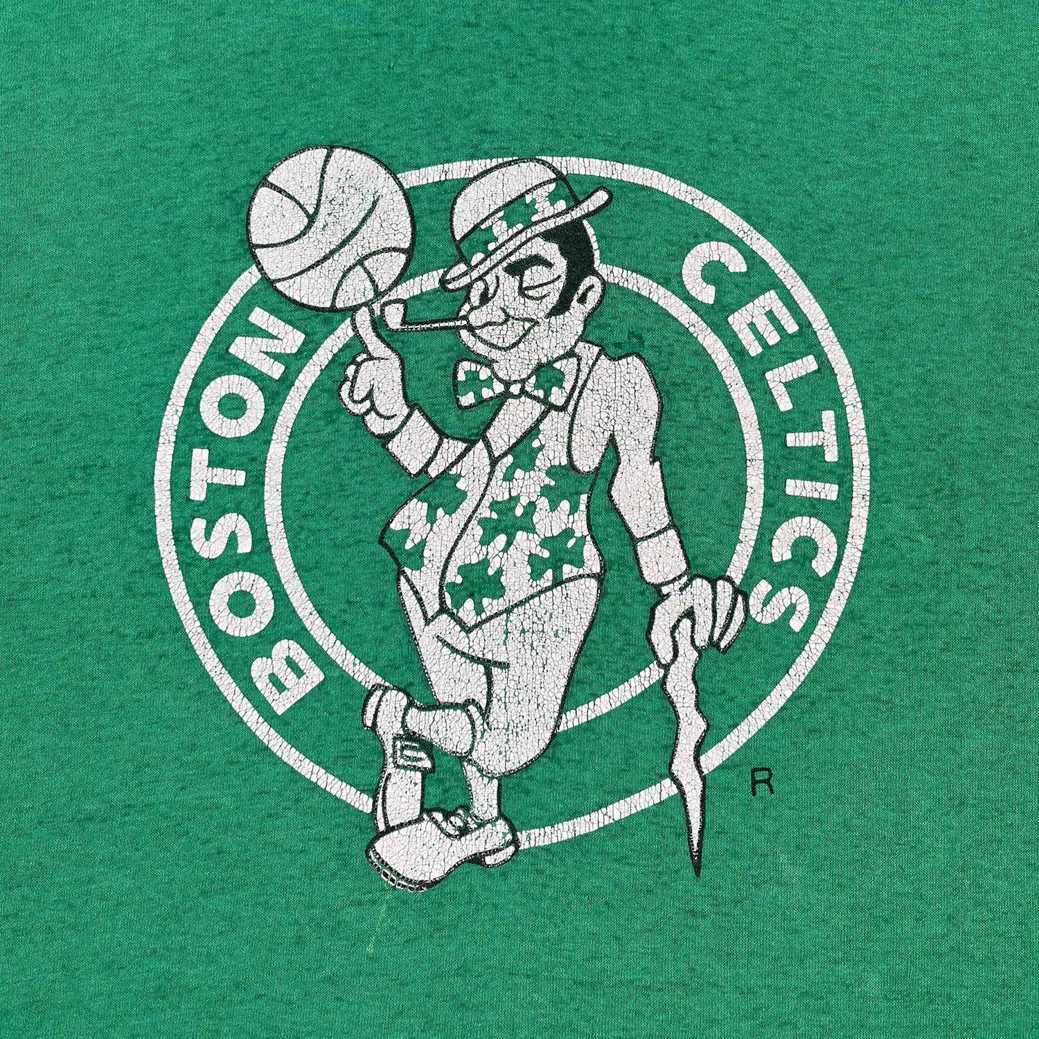'90s Boston Celtics thin faded tee L