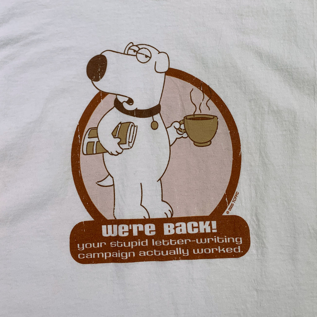 2005 Family Guy "We're Back" tee L