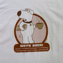 Load image into Gallery viewer, 2005 Family Guy &quot;We&#39;re Back&quot; tee L

