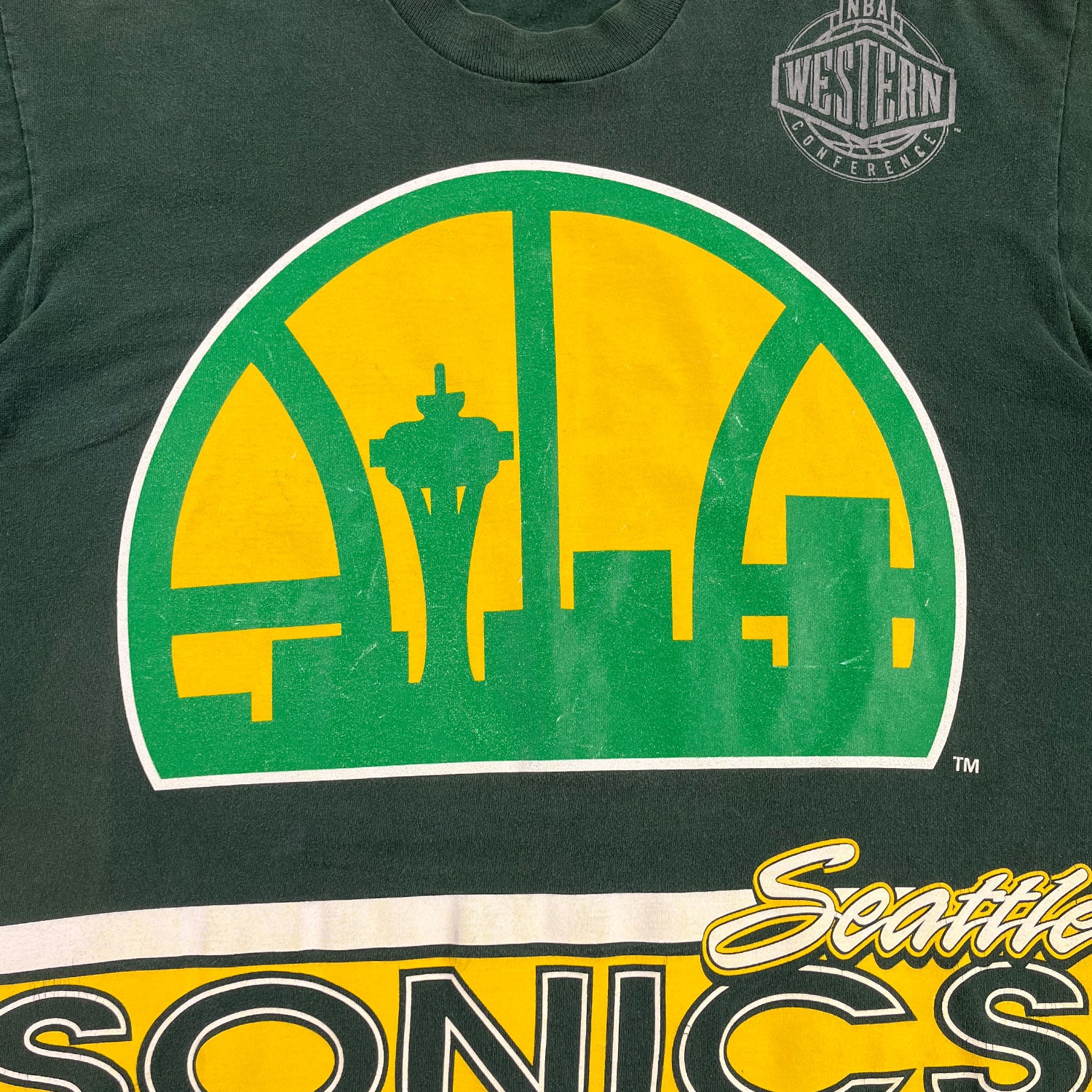 '90s Seattle Sonics big print Salem tee L