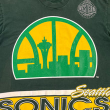 Load image into Gallery viewer, &#39;90s Seattle Sonics big print Salem tee L

