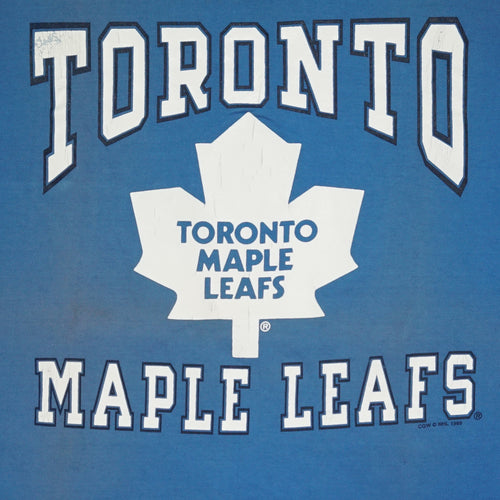 1989 Toronto Maple Leafs faded tee XL