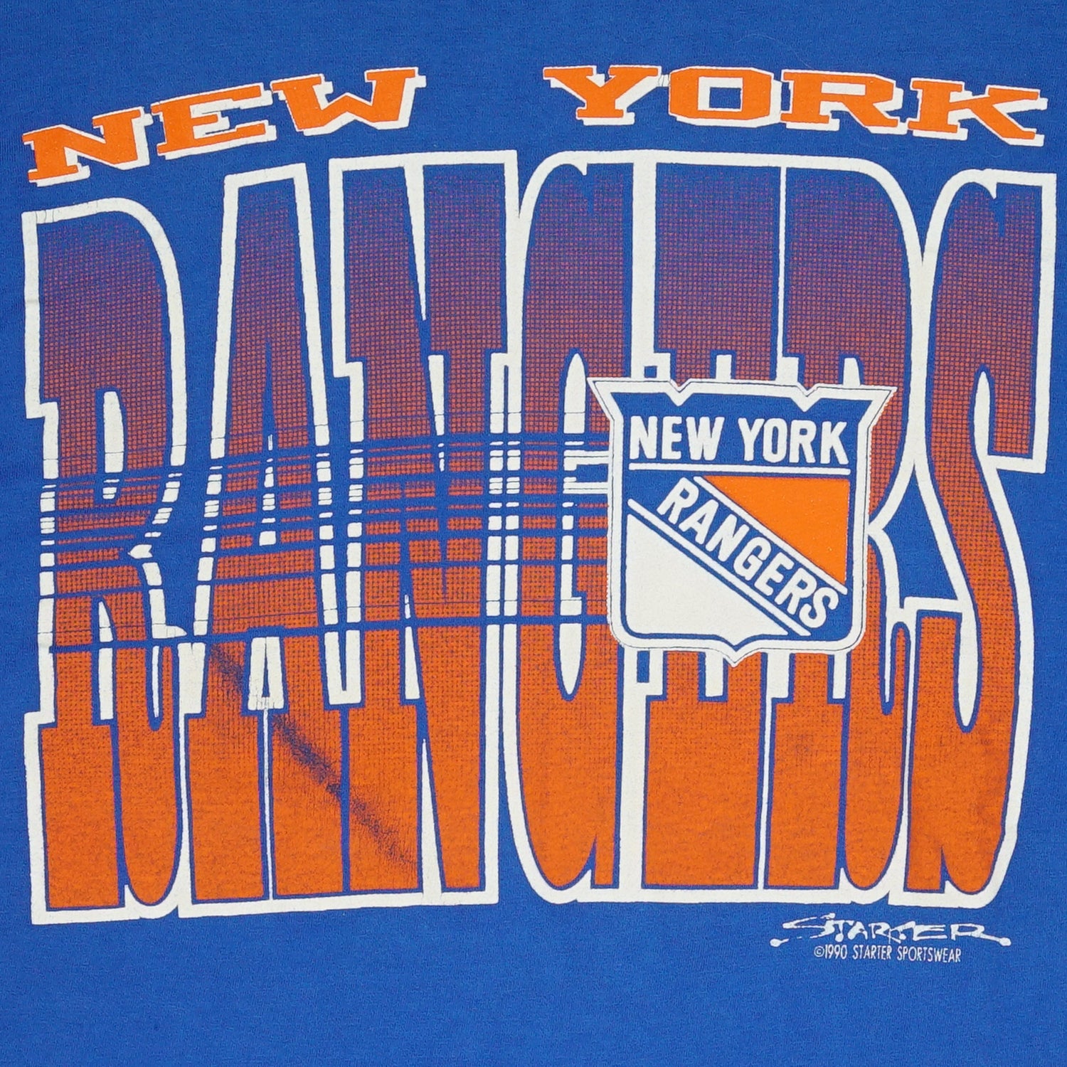 1990 New York Rangers Starter tee XL