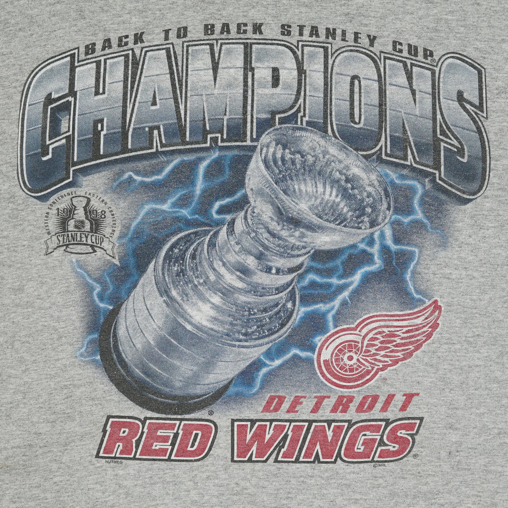 1998 Detroit Red Wings Stanley cup Champions tee L