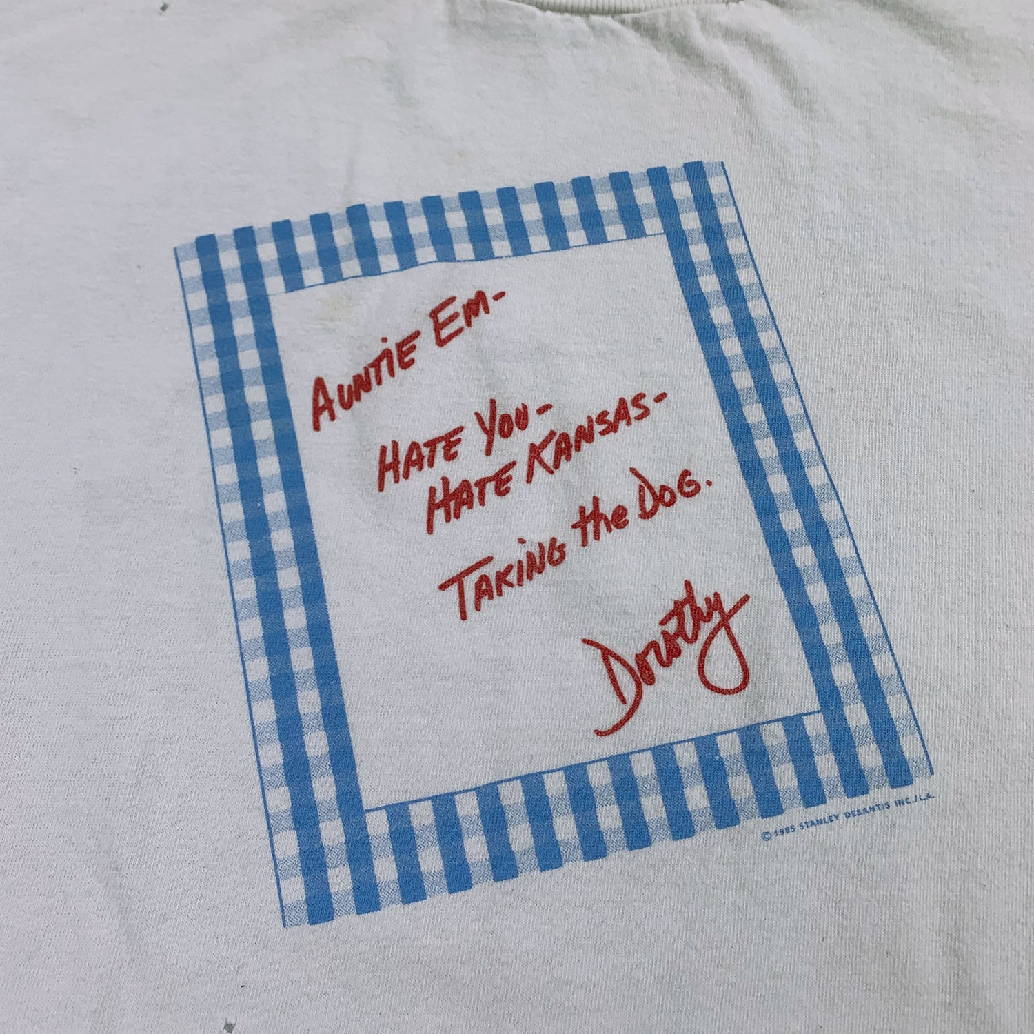 1995 Dorothy Wizard of Oz Stanley Desantis tee XL