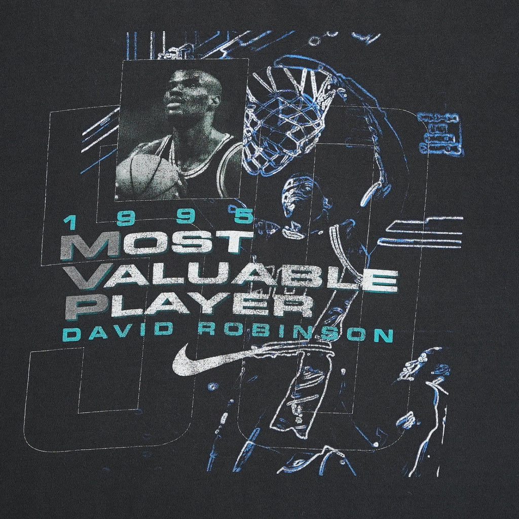 1995 NBA MVP David Robinson Nike tee L