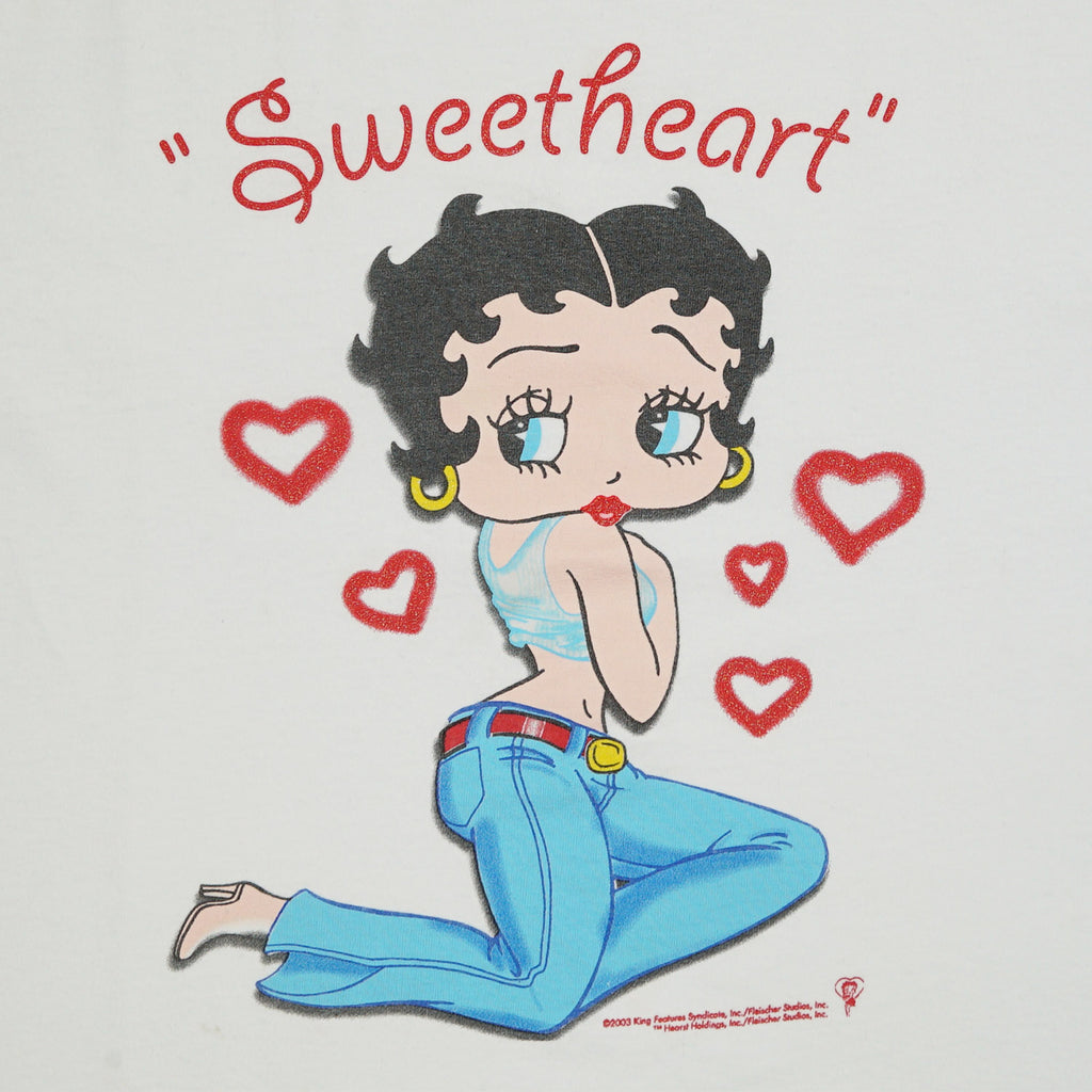 2003 Betty Boop "Sweetheart" tee L