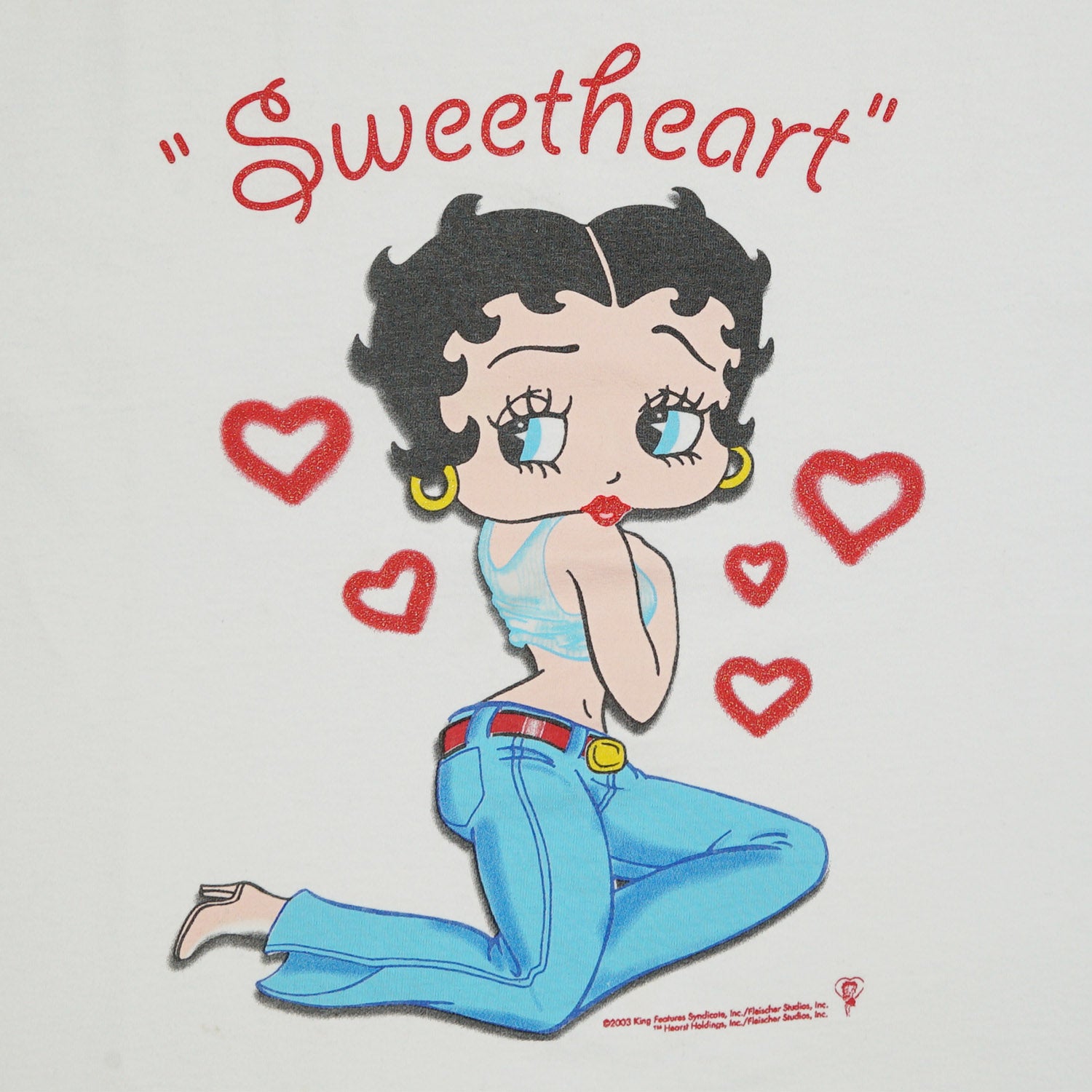 2003 Betty Boop "Sweetheart" tee L