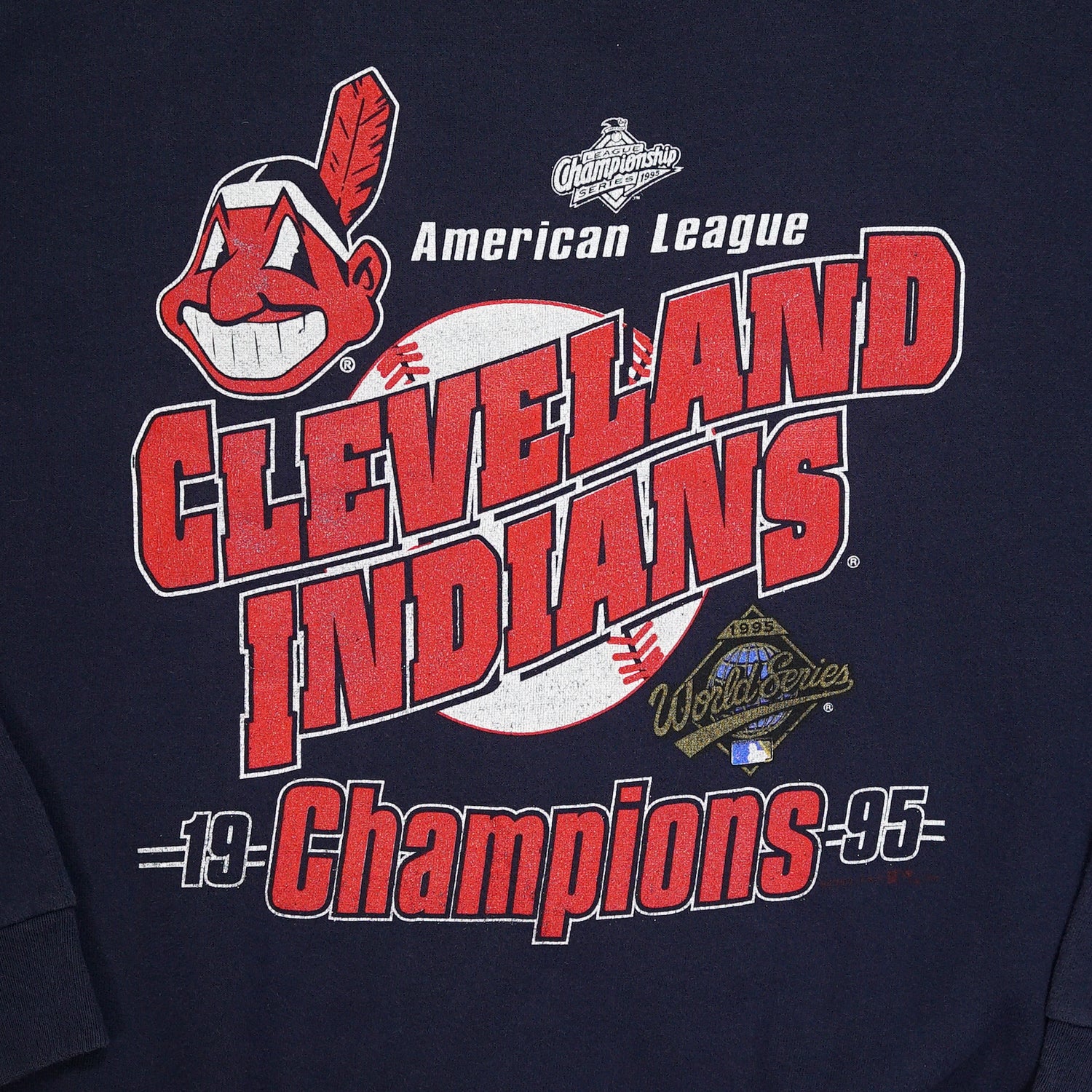 1995 Cleveland Indians MLB crewneck XL