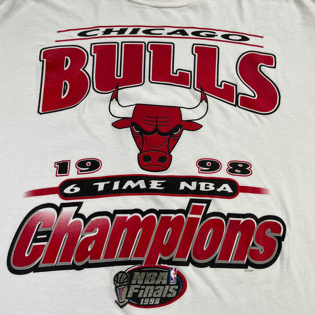1998 Chicago Bulls 6-Time NBA Champions tee XL