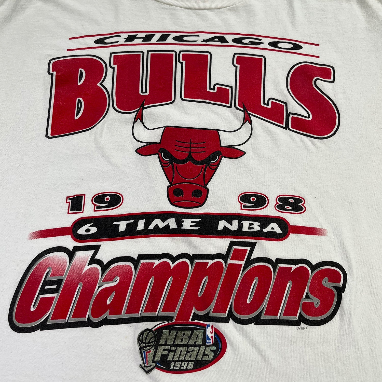 1998 Chicago Bulls 6-Time NBA Champions tee XL