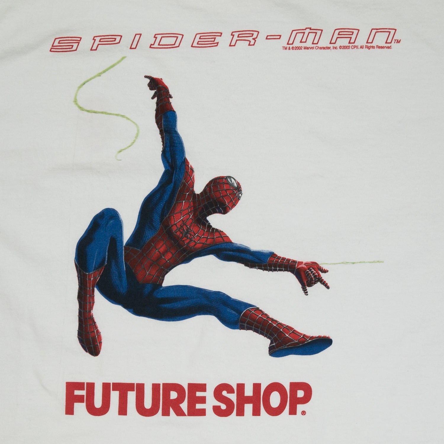 2002 Spider-Man Future Shop promo tee L