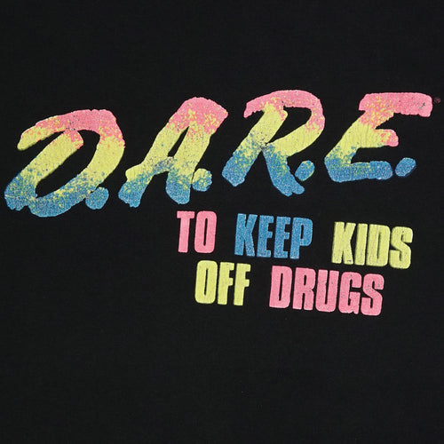 '90s D.A.R.E. rainbow tee XL