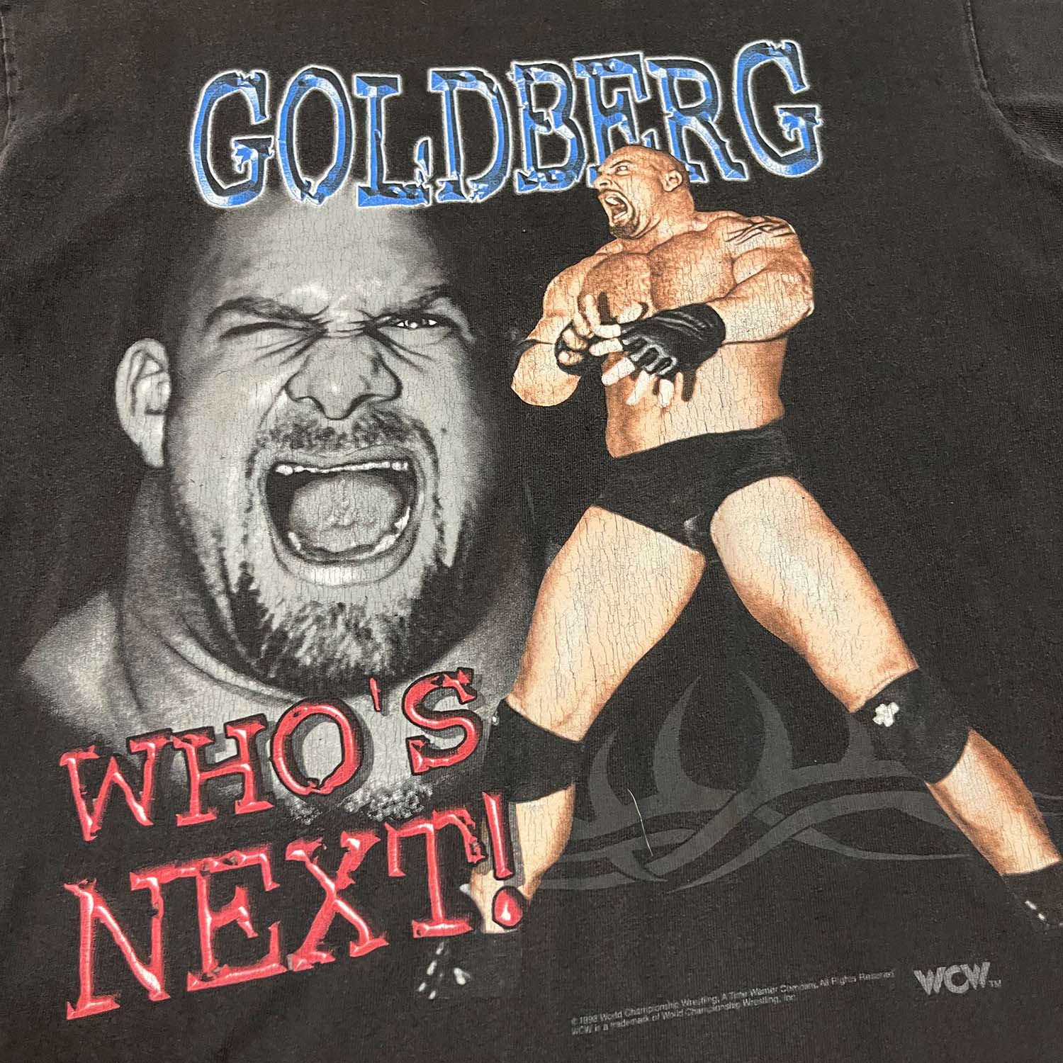 1998 Goldberg WCW tee M