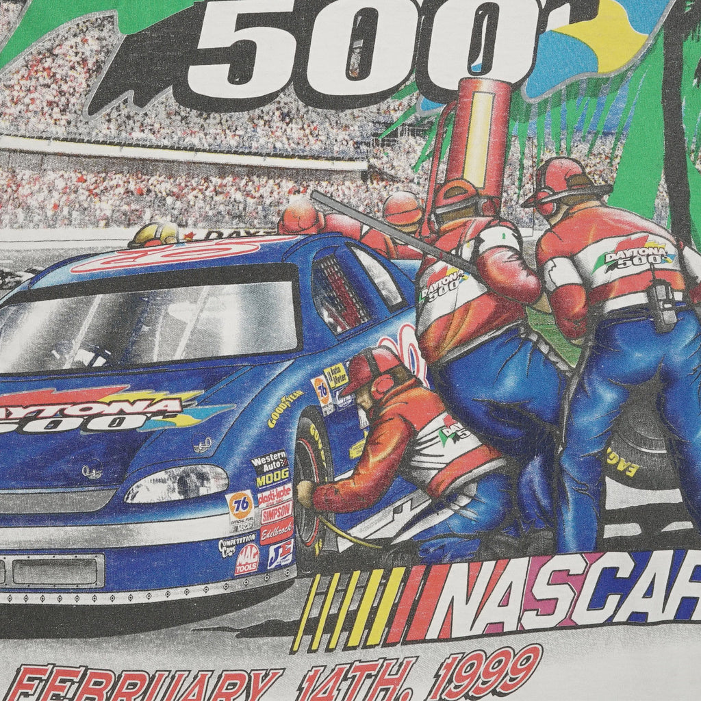 1999 Daytona 500 AOP racing tee XL