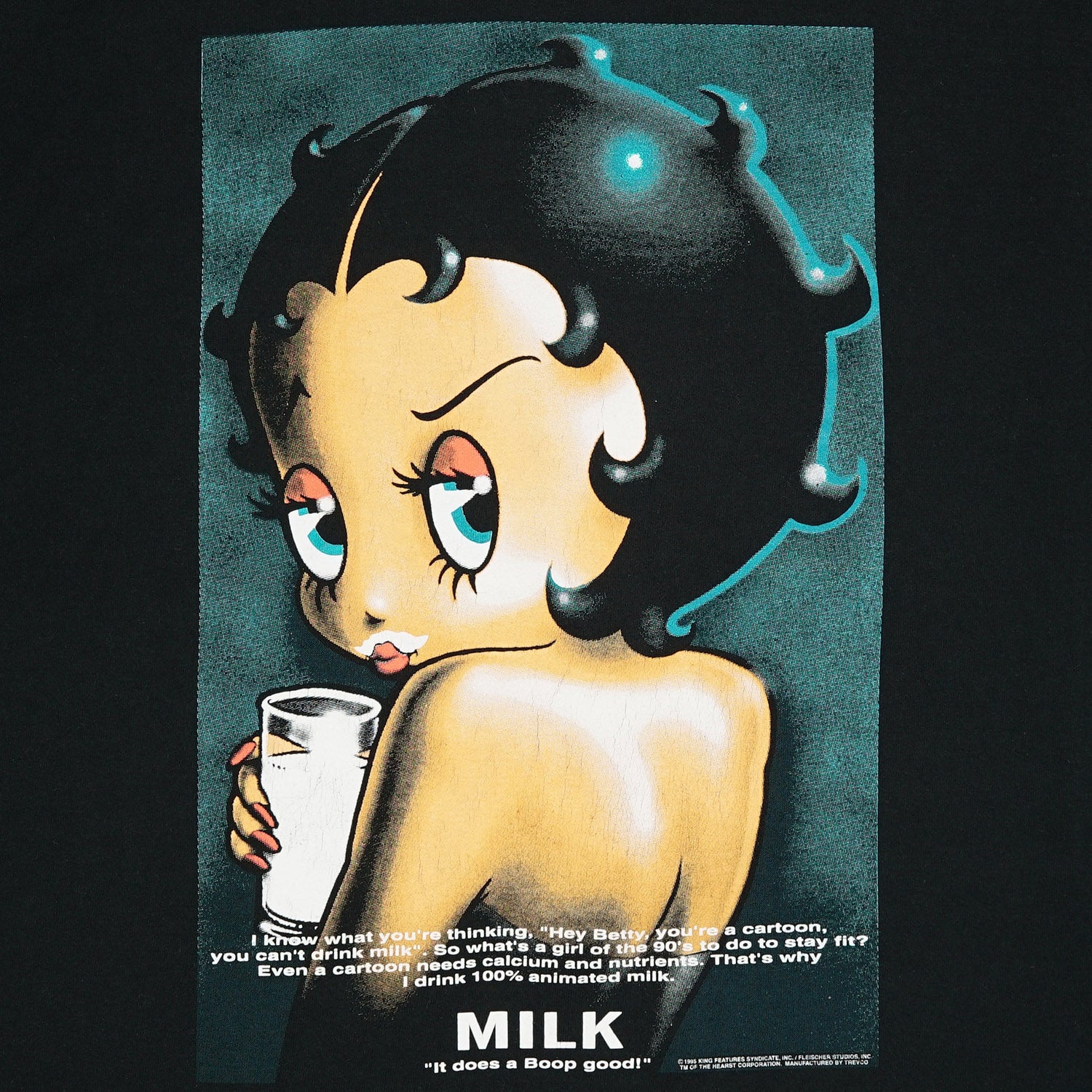 1995 Betty Boop Milk tee L