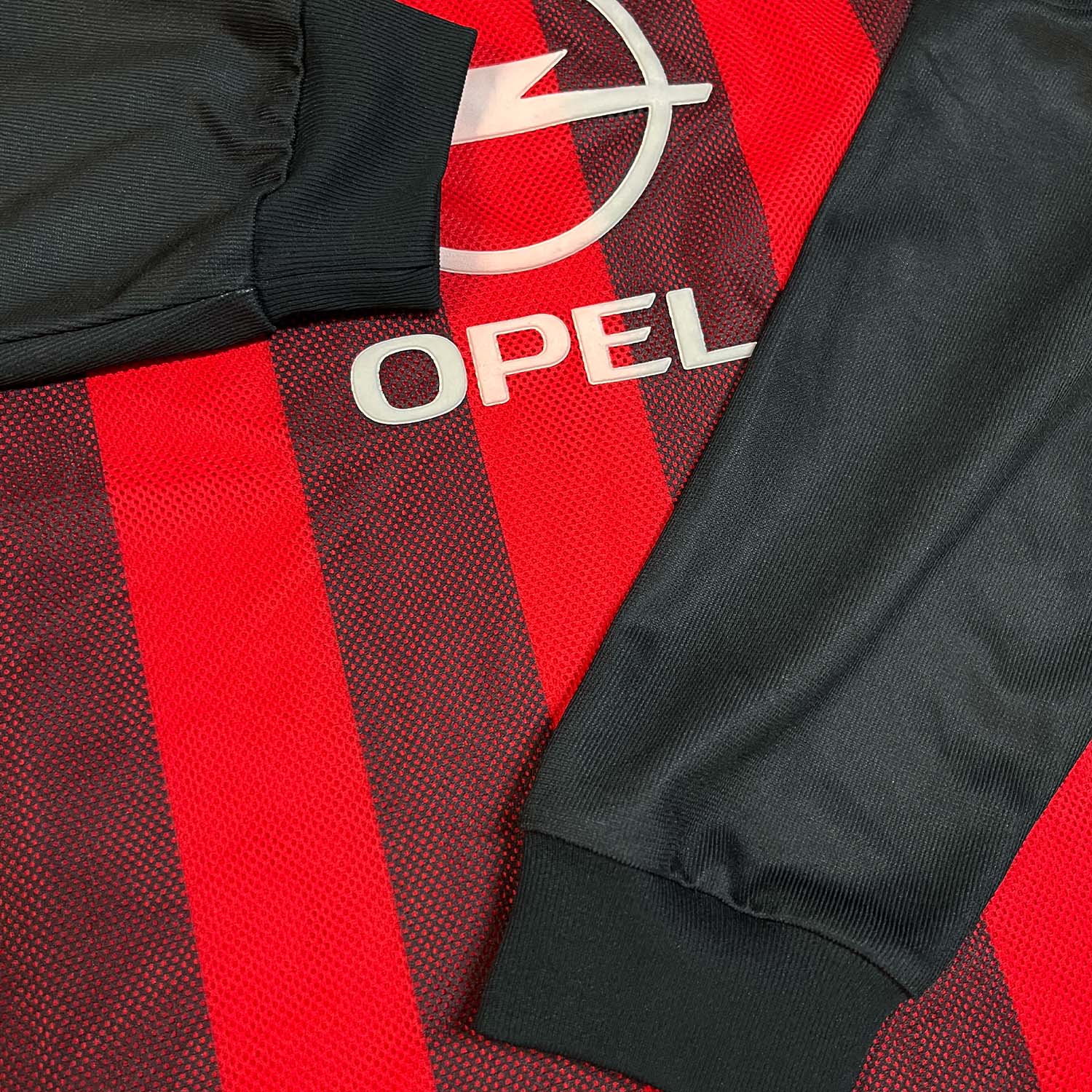 '02-'03 Adidas AC Milan longsleeve jersey XL