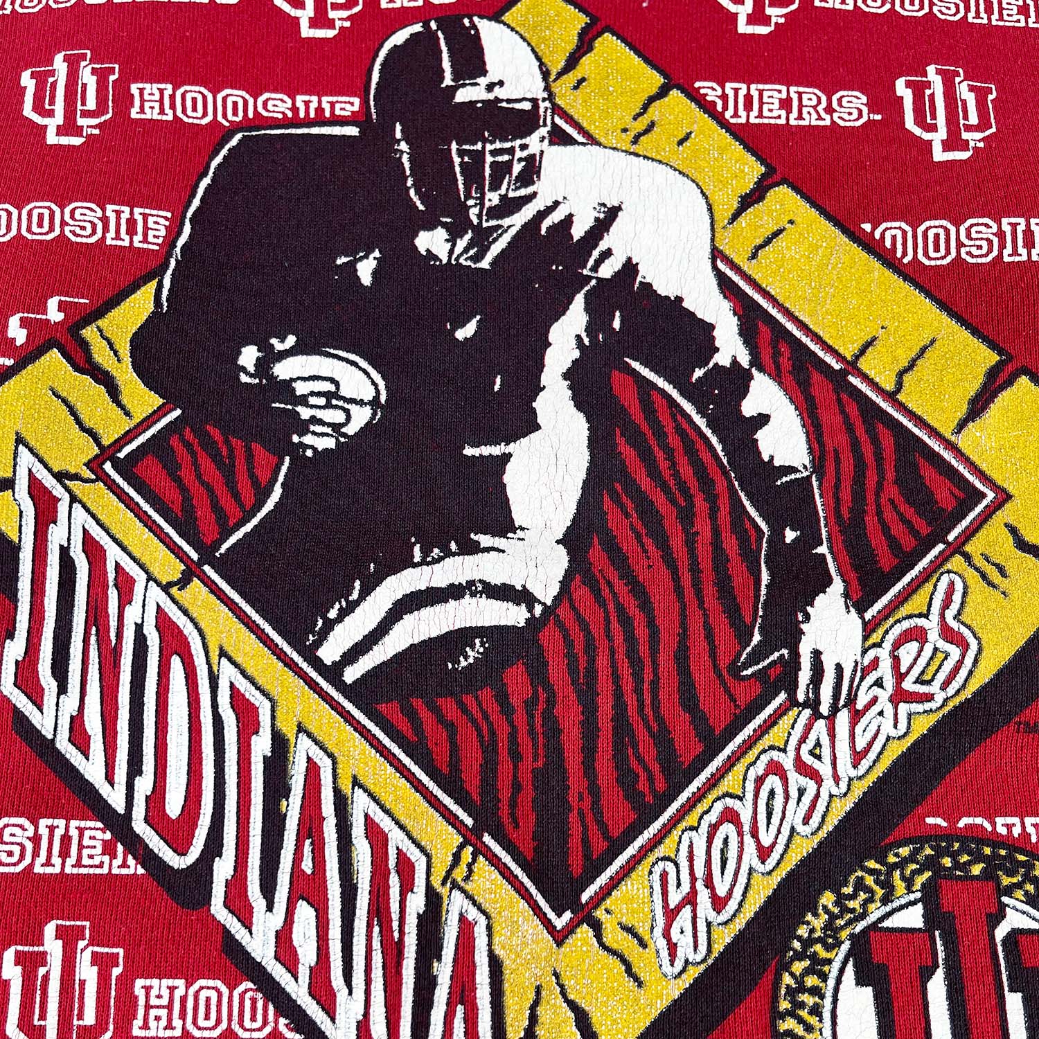 '90s Indiana Hoosiers football crewneck M