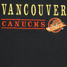 Load image into Gallery viewer, Vintage Vancouver Canucks text logo tee M
