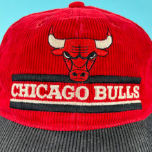 Load image into Gallery viewer, Vintage Chicago Bulls corduroy snapback
