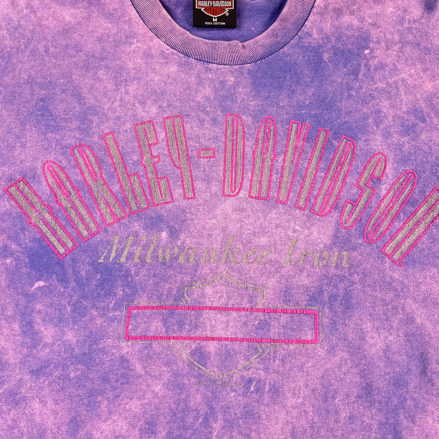 90's Harley Davidson Tie Dye North Carolina M